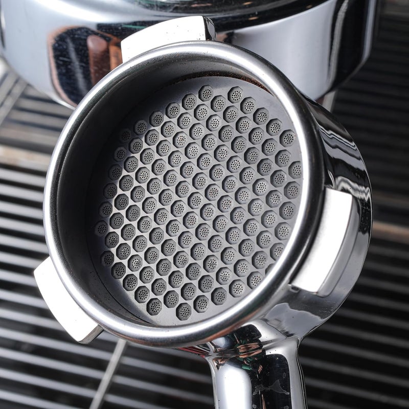 KNODOS 58mm Magnetic Espresso Portafilter Dosing Funnel and Puck Screen Set Coffee Dosing Ring And Filter Compatible with 58mm Portafilter Basket Premium Espresso Machine Accessories - Image 4